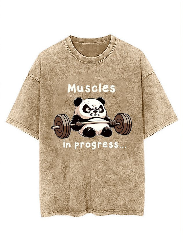 Casual Animal Cotton Crew Neck T-Shirt